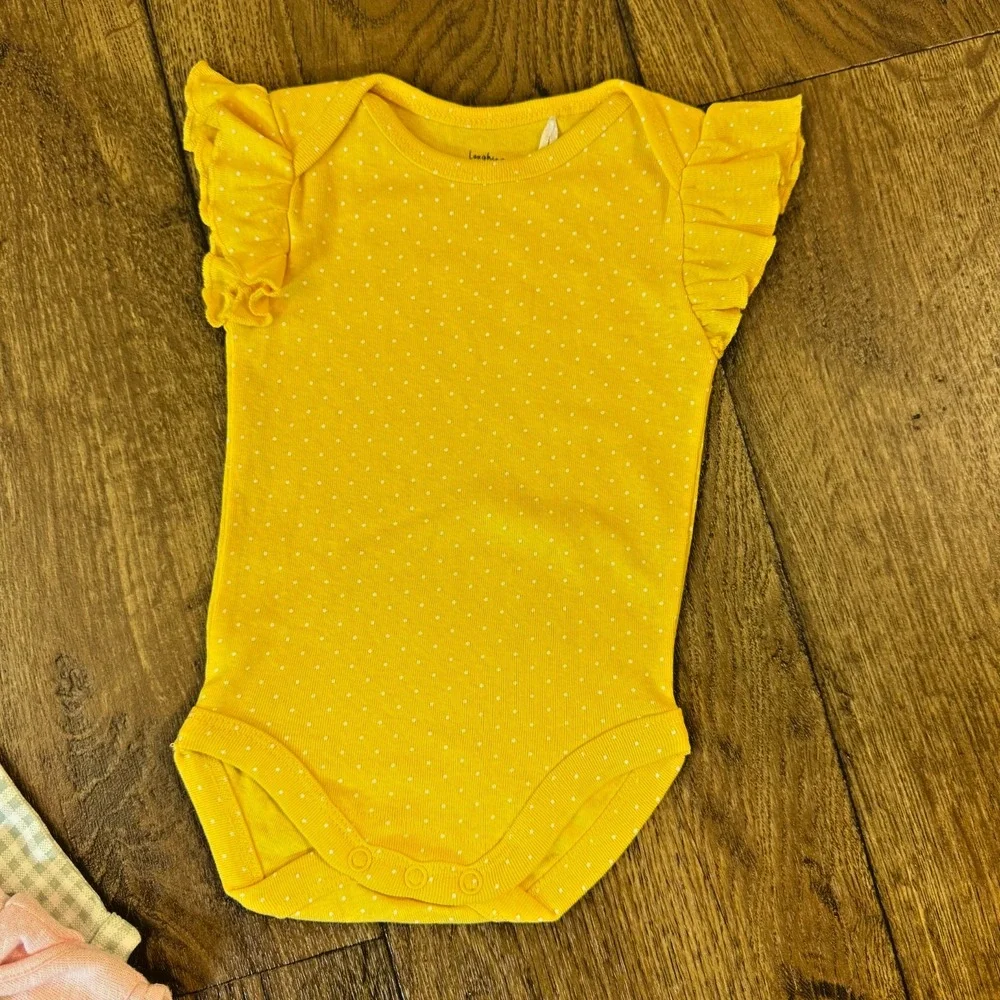 Baby Girl 3 Months Summer Clothes Denim Pink Shorts Bodysuit Shirts Outfits Lot